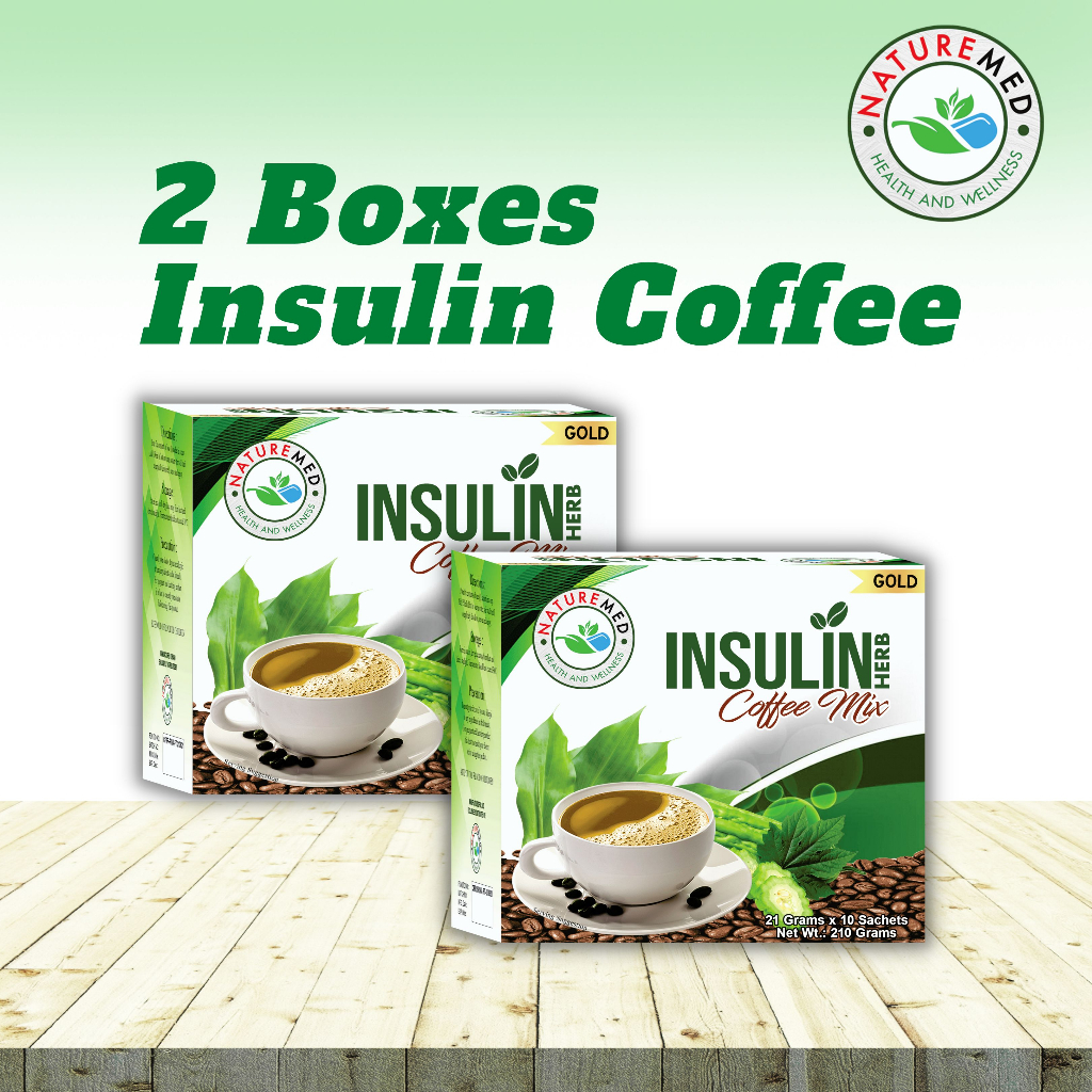 Boxes Insulin Coffee Mix With Insulin Plant And Herbal Extract