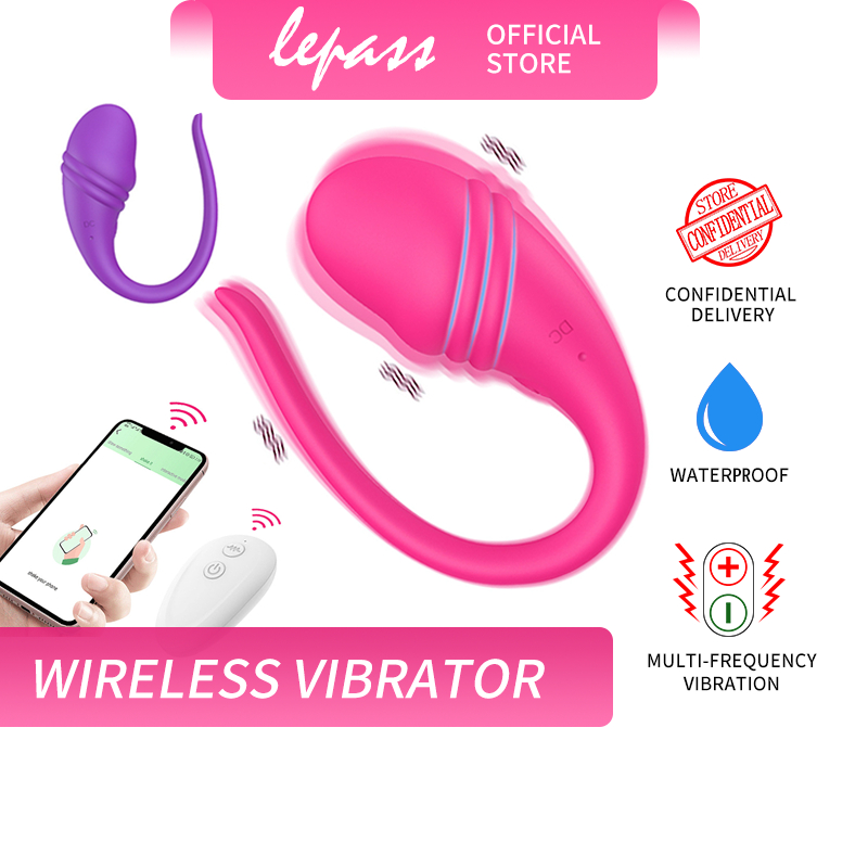 Lepass Bluetooths Wireless App Remote Silent Rechargeable Vibrator Sex