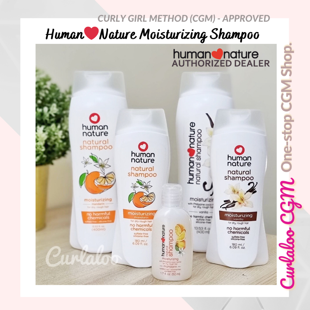 Curlaloo Cgm Shop Human Nature Moisturizing Shampoo Shopee Philippines