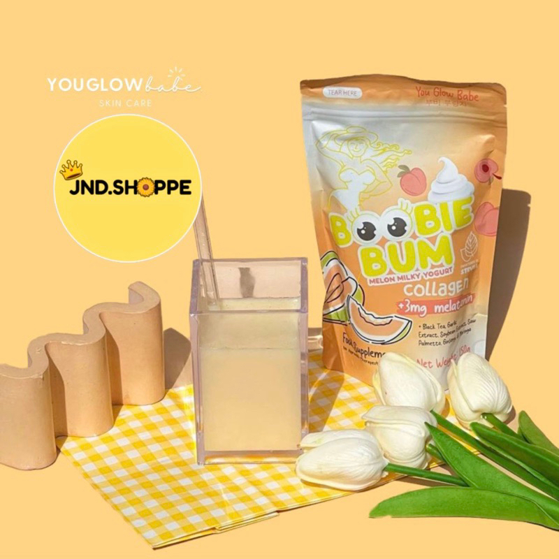 BOOBIE BUM MELON MILK YOGURT COLLAGEN By YOU GLOW BABE Shopee Philippines