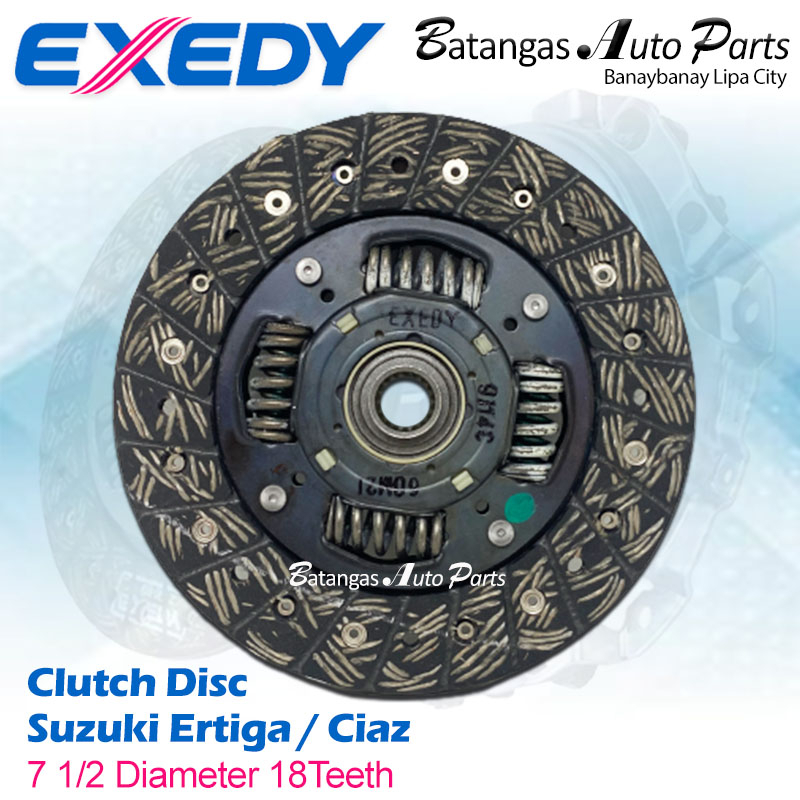 EXEDY CLUTCH DISC SUZUKI ERTIGA CIAZ K14B K15B Shopee Philippines