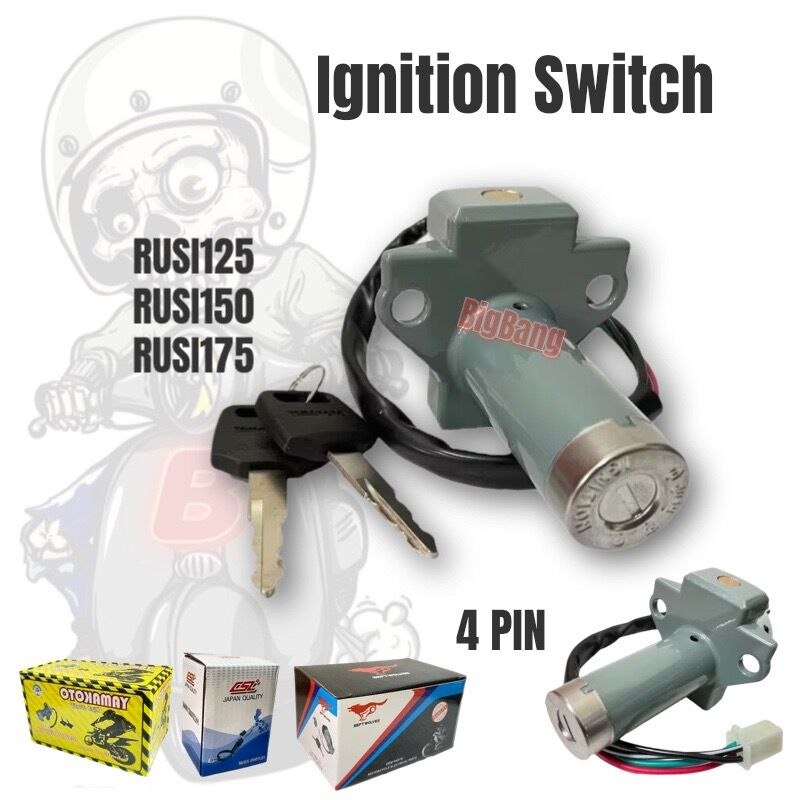 BIGBANG Motorcycle Main Ignition Switch Smash Tmx Barako Rusi 125 Stx