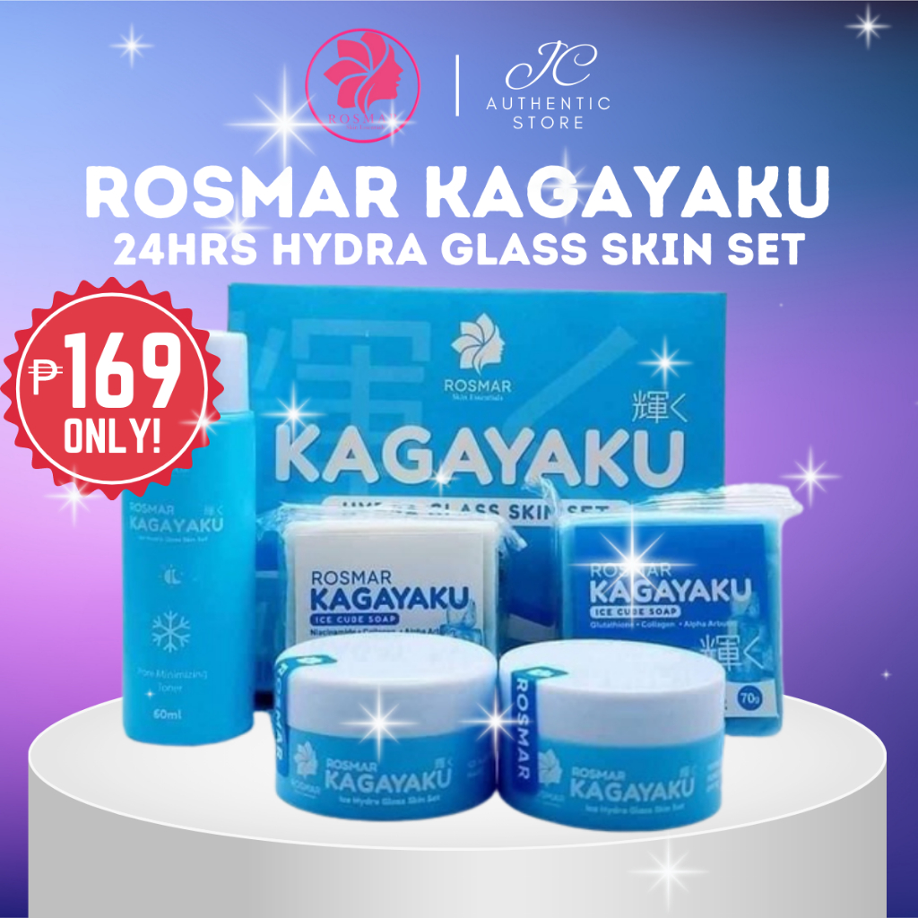 ROSMAR Kagayaku 24 Hour Hydra Glass Skin 5 In 1 Set 5 Items