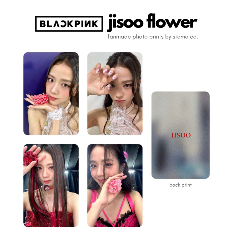 Blackpink Fanmade Unofficial Photocards Stomo Co Jisoo Jennie