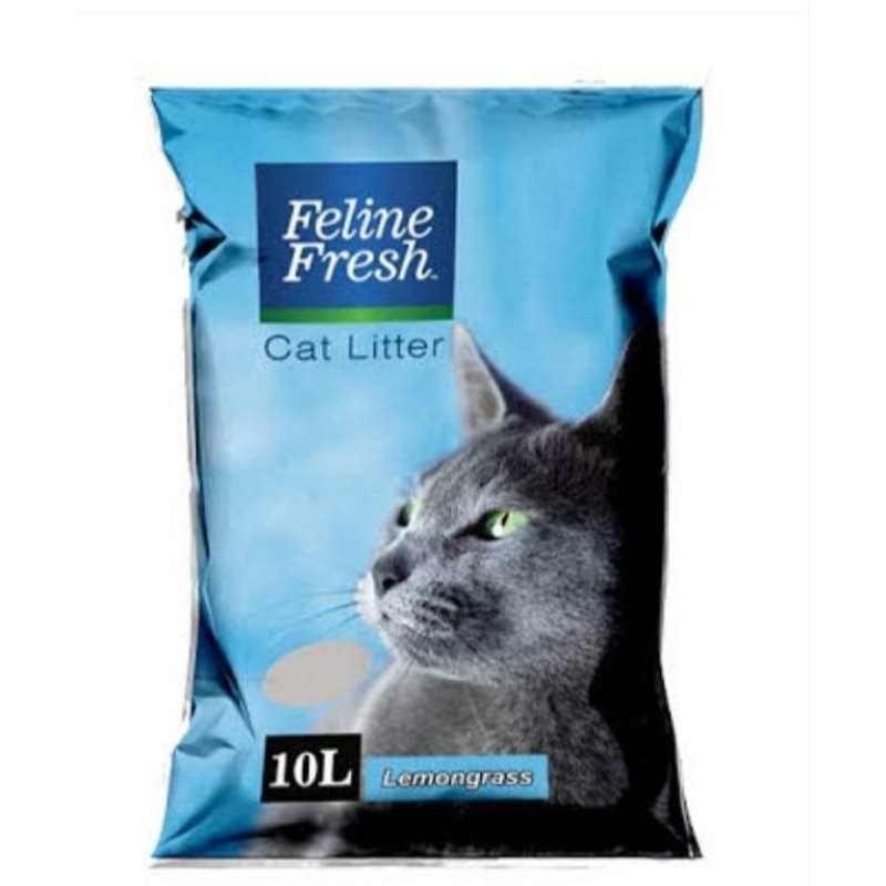 FELINE FRESH CAT LITTER SAND 10 L LEMON GRASS SCENT Shopee Philippines