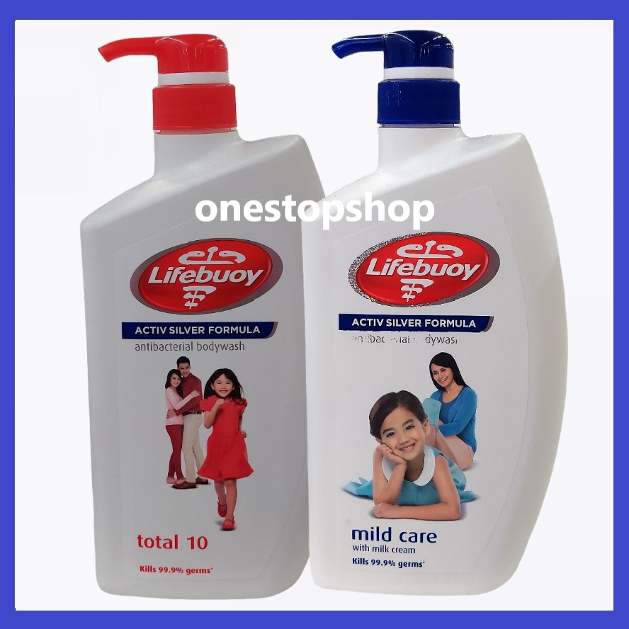 Lifebuoy Antibacterial Body Wash Ml Mild Care Total Shopee