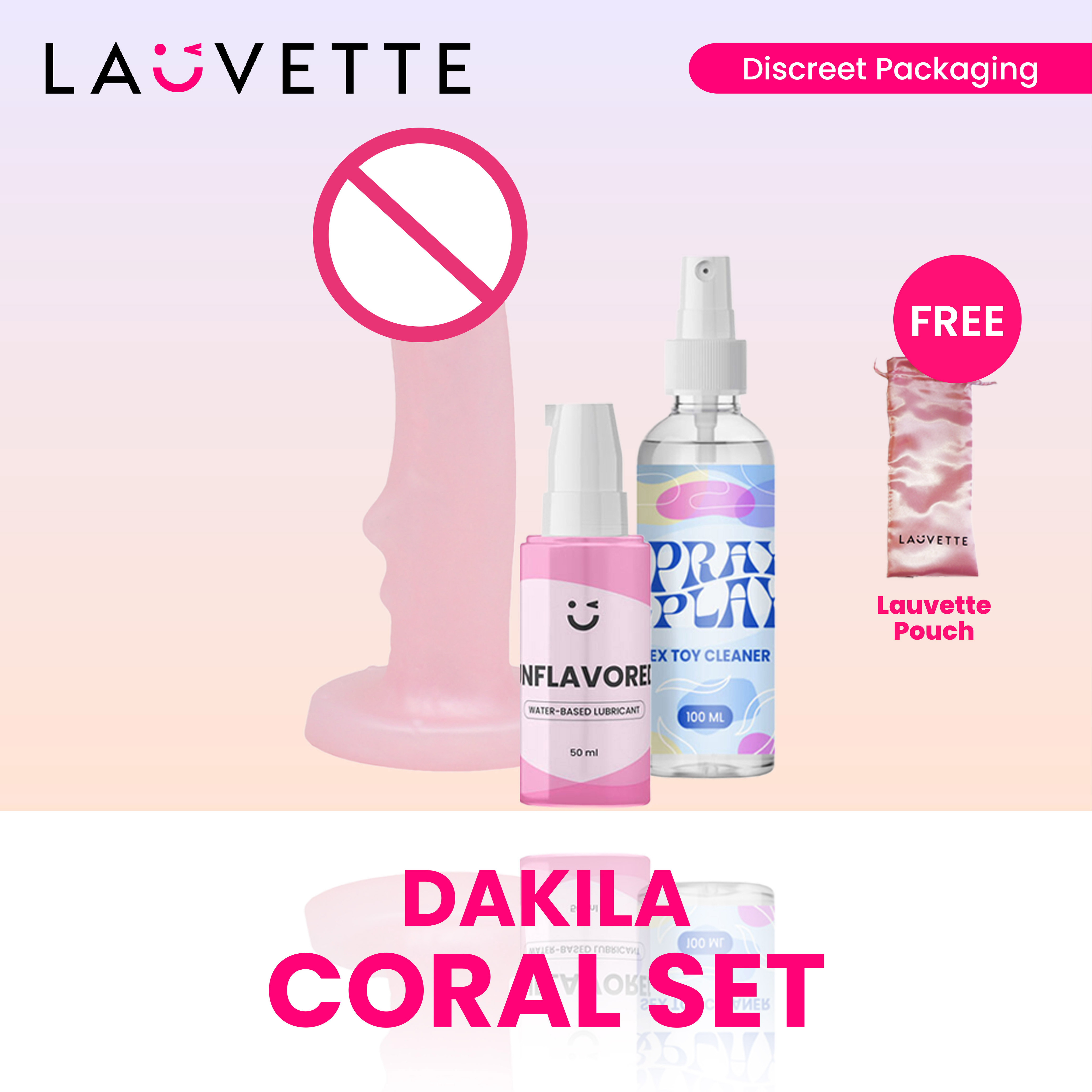 LAUVETTE Dakila Coral Dildo Set Shopee Philippines