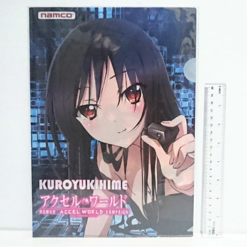 Accel World Anime Clearfile Folder Kuroyukihime Shopee Philippines