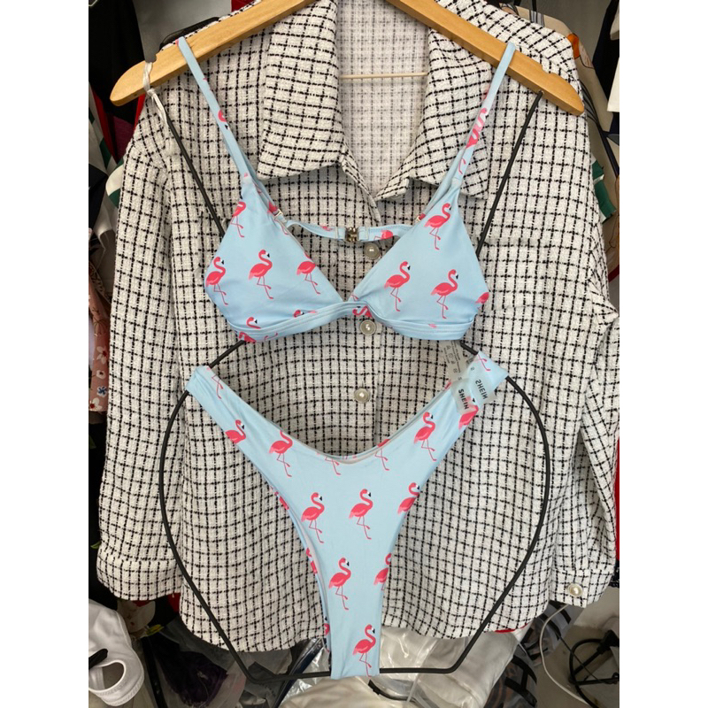 Swimwear Two Piece Bikini Swimsuit Padded Bra Shopee Philippines