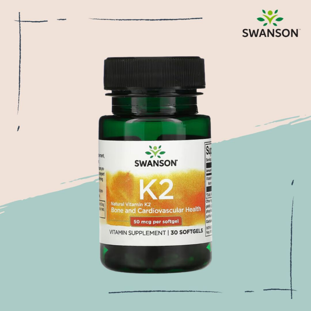 Swanson Ph Swanson Natural Vitamin K2 100 50 Mcg 30 Softgels