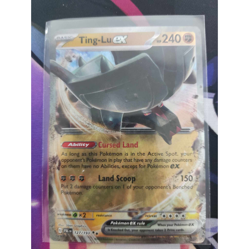 Ting Lu Ex SV02 Paldea Evolved SV02 POKEMON CARD GAME Shopee