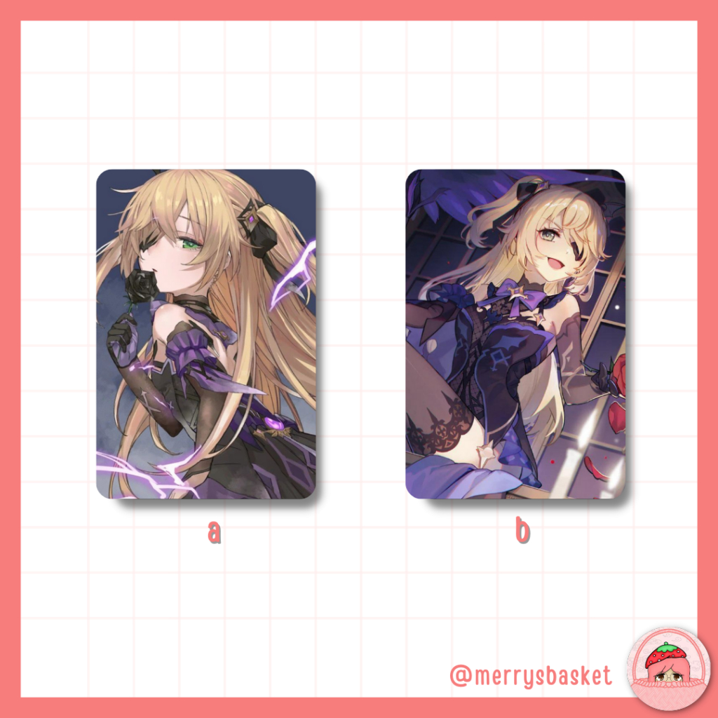 Genshin Impact Mondstadt Characters Anime Pc Photocards Unofficial