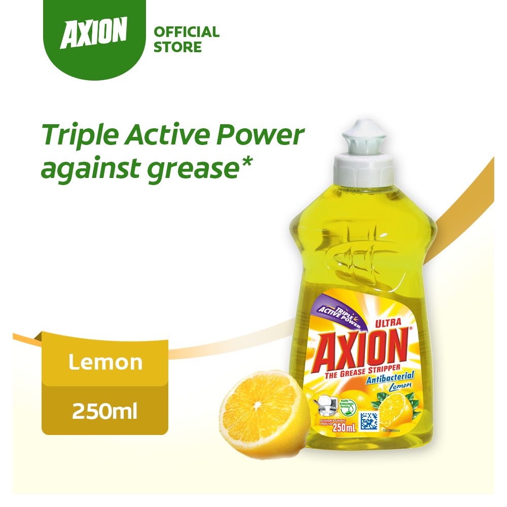 Axion Antibacterial Dishwashing Liquid Lemon Ml Shopee Philippines