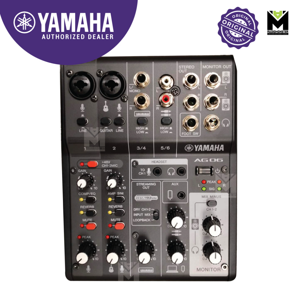 Original Yamaha Ag Mk Channel Mixer With Usb Audio Interface