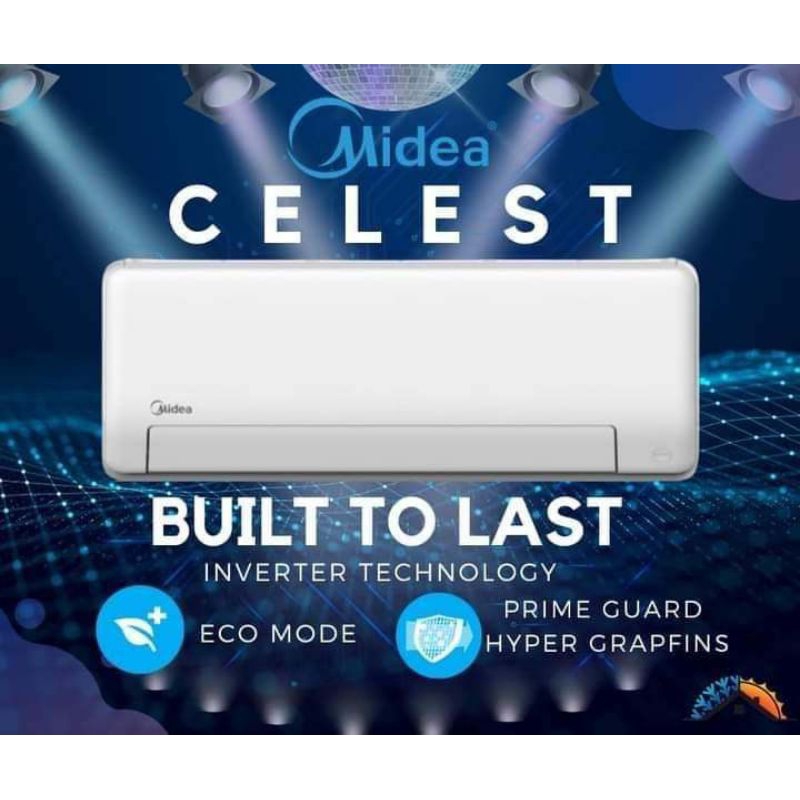 MIDEA CELEST 1HP TO 2HP SPLIT TYPE INVERTER AIRCON Shopee Philippines