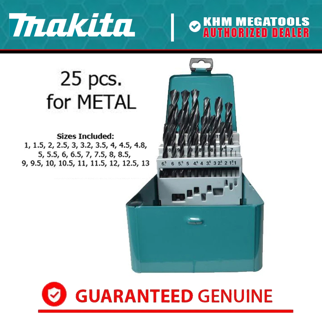 Makita D Hss R Metal Drill Bit Set Pcs Khm Megatools