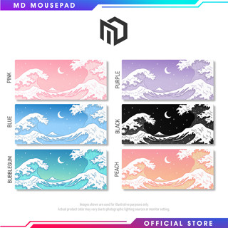 MD Mousepad Kawaii Great Wave Extended Large Gaming Mouse Pad