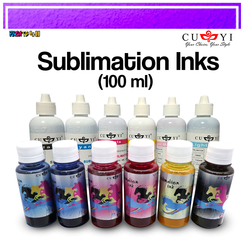 Cuyi Ml Sublimation Ink For Modified Inkjet Printer Colors