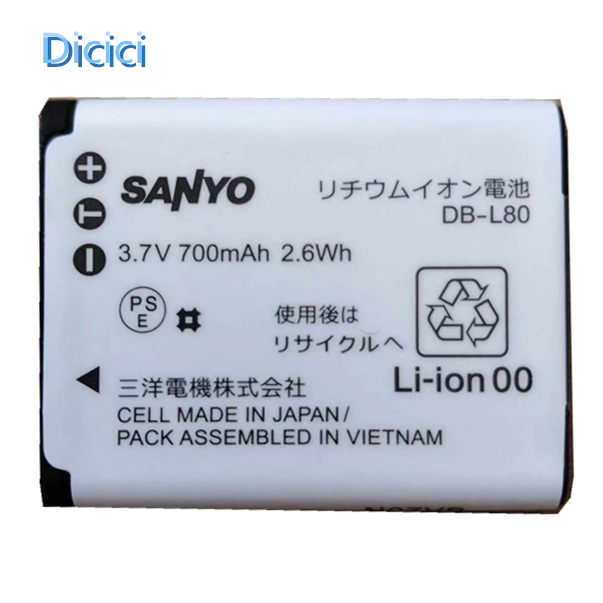 SANYO DB L80 Lithium Ion Digital Camera Battery Pack Shopee Philippines