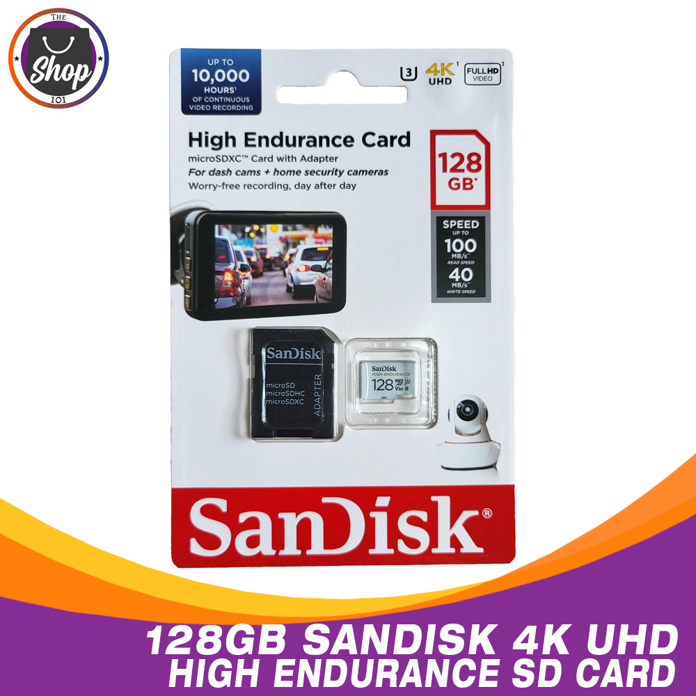 SanDisk Memory Card High Endurance Micro SD Card V30 U3 4K 32GB 64GB