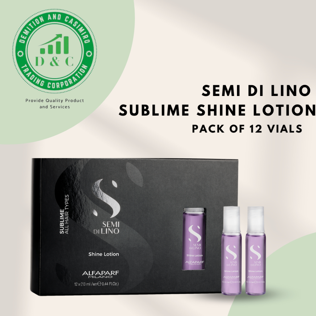 ALFAPARF Semi Di Lino Sublime Shine Lotion 13ml X 12 Shopee Philippines