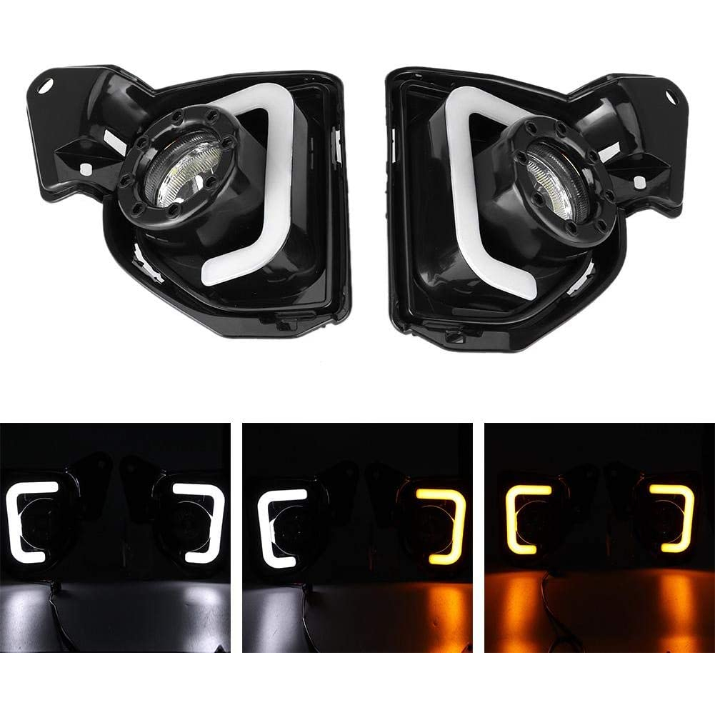 Pcs Led V Abs Car Fog Lamp Drl Daytime Running Light For Toyota