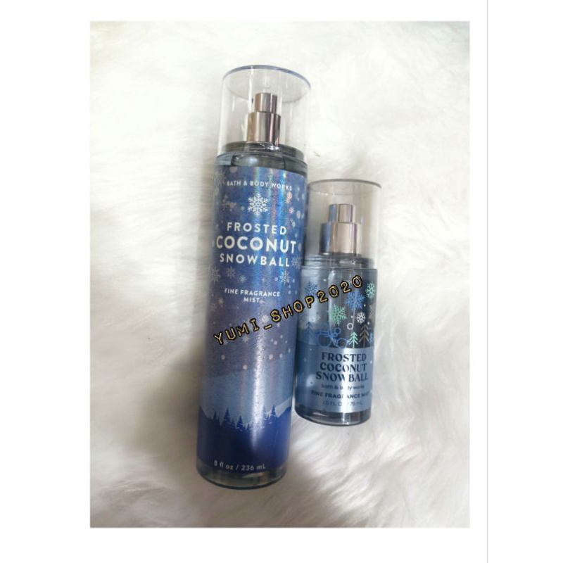 Bath Body Works Frosted Coconut Snowball Fragrance Mist Shopee