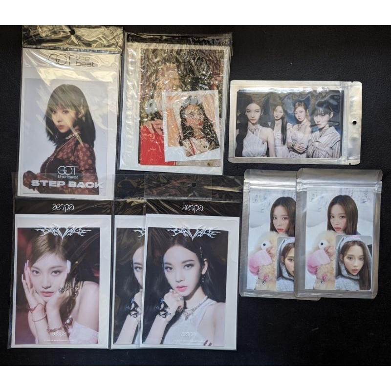 ONHAND AESPA OFFICIAL SAVAGE MD Postcard Holo Photocard 4x6 Set