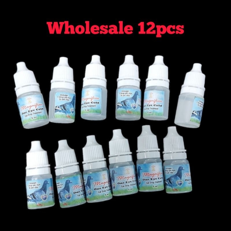 Wholesale 12pcs Magnifica One Eye Cold Medicated Eye Drop 5ml For Birds