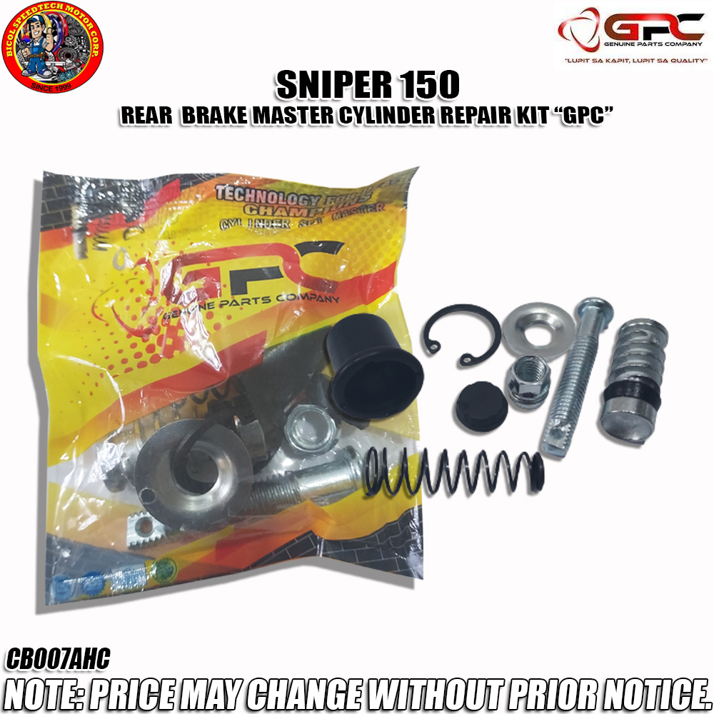 SNIPER 150 REAR BRAKE MASTER CYLINDER REPAIR KIT GPC CB007AHC