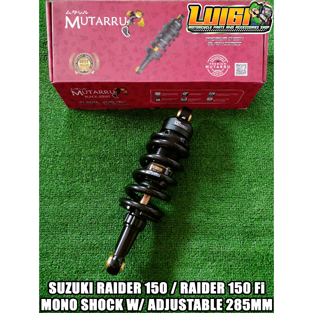 MUTARRU SUZUKI RAIDER 150 CARB RAIDER 150 Fi MONO SHOCK ADJUSTABLE