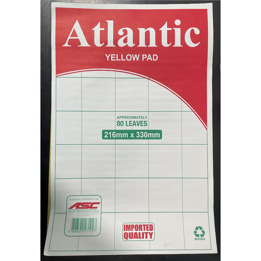 Yellow Pad Paper Lvs Yellowpad Yellow Pad Per Pad Lvs Shopee