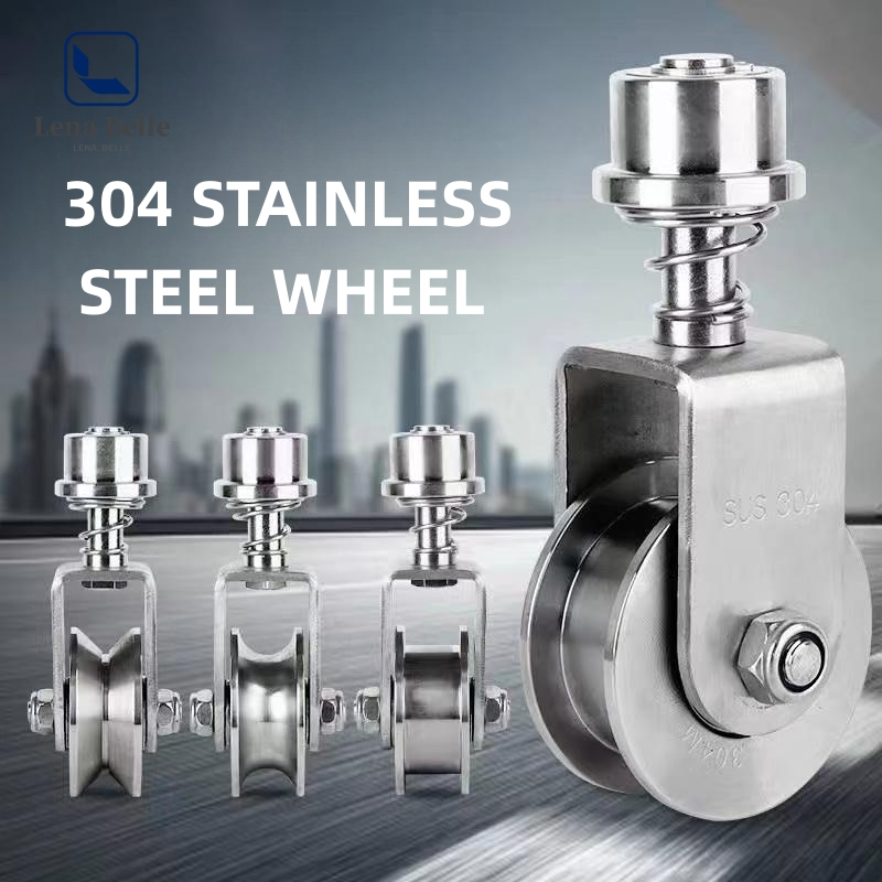 Gate Roller Stainless Swivel Rotational Gate Roller Wheel For