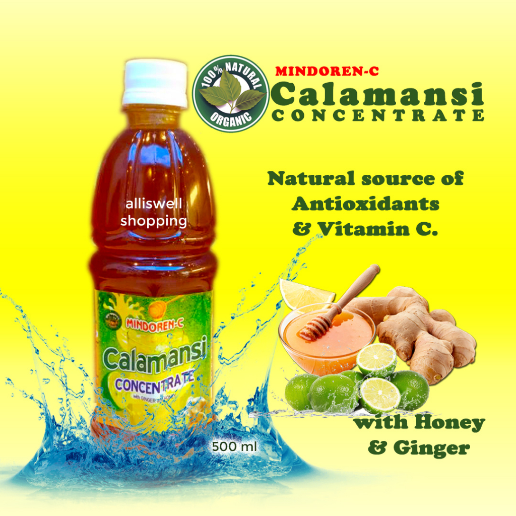 Calamansi Juice Concentrate With Honey Ginger Natural Vitamin C Solo