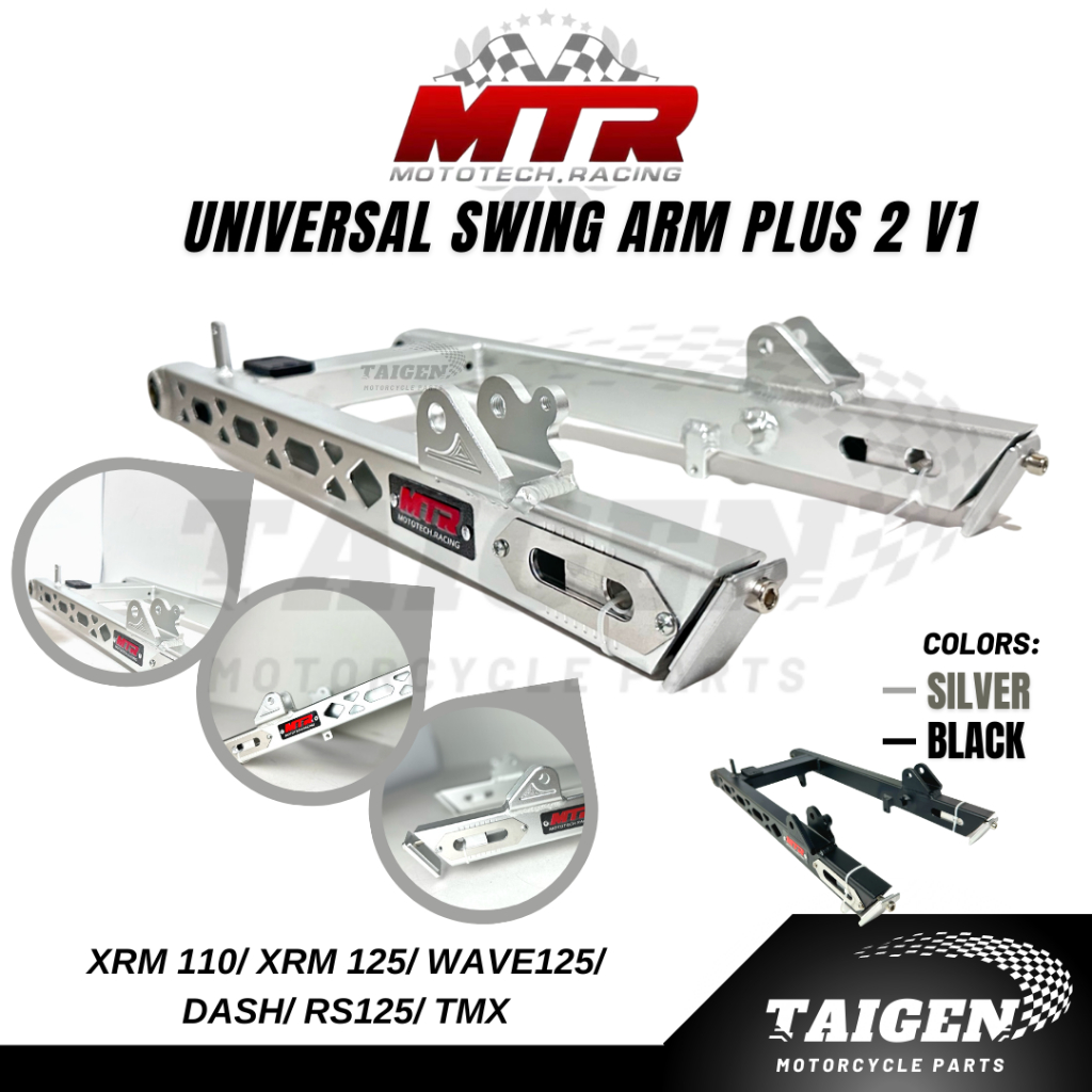 Mtr Universal Swing Arm Plus V Diamond Cut Wave Xrm Smash Dash Rs