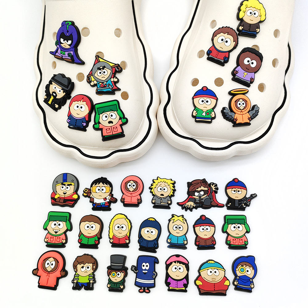 New Jibbitz Set For Crocs Crocs South Park Series Charms Pin DIY Shoes