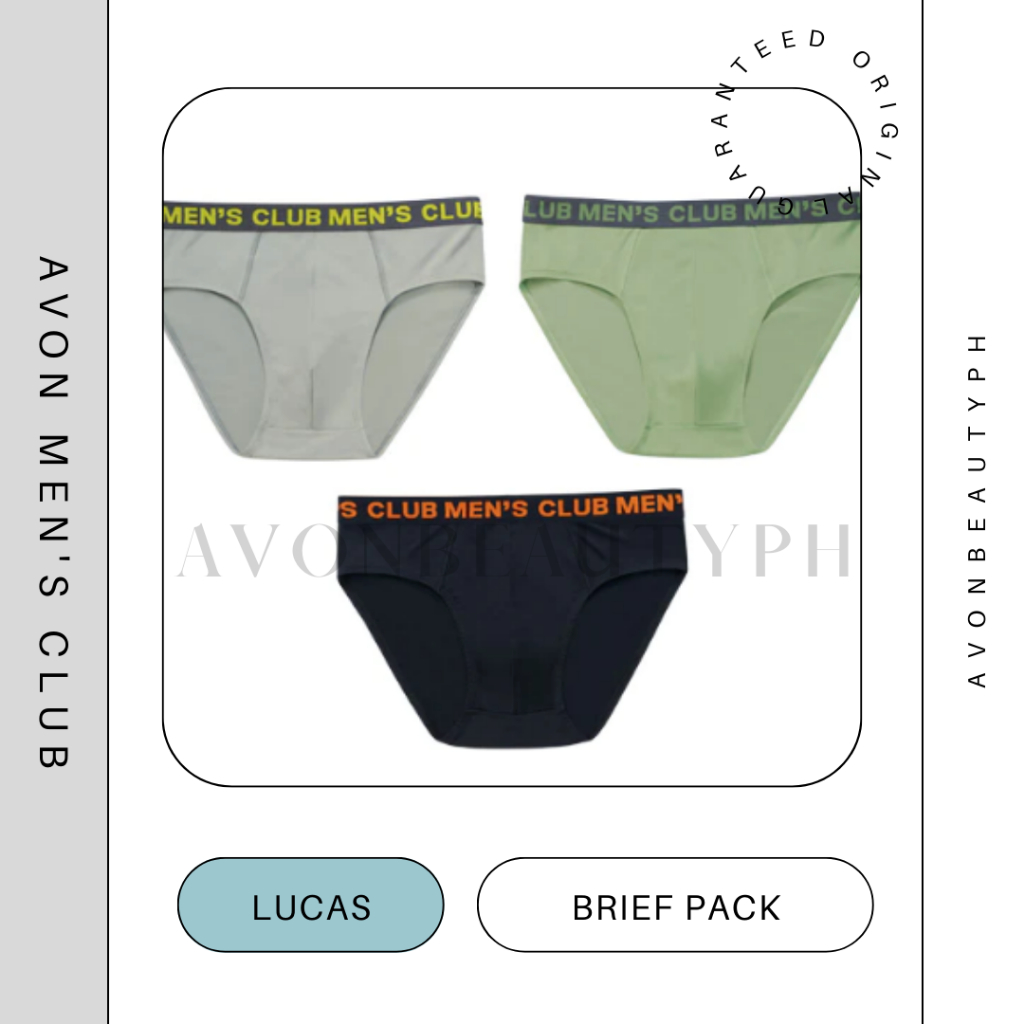 Lucas 3 In 1 Ultra Comfort Bikini Brief Pack Shopee Philippines