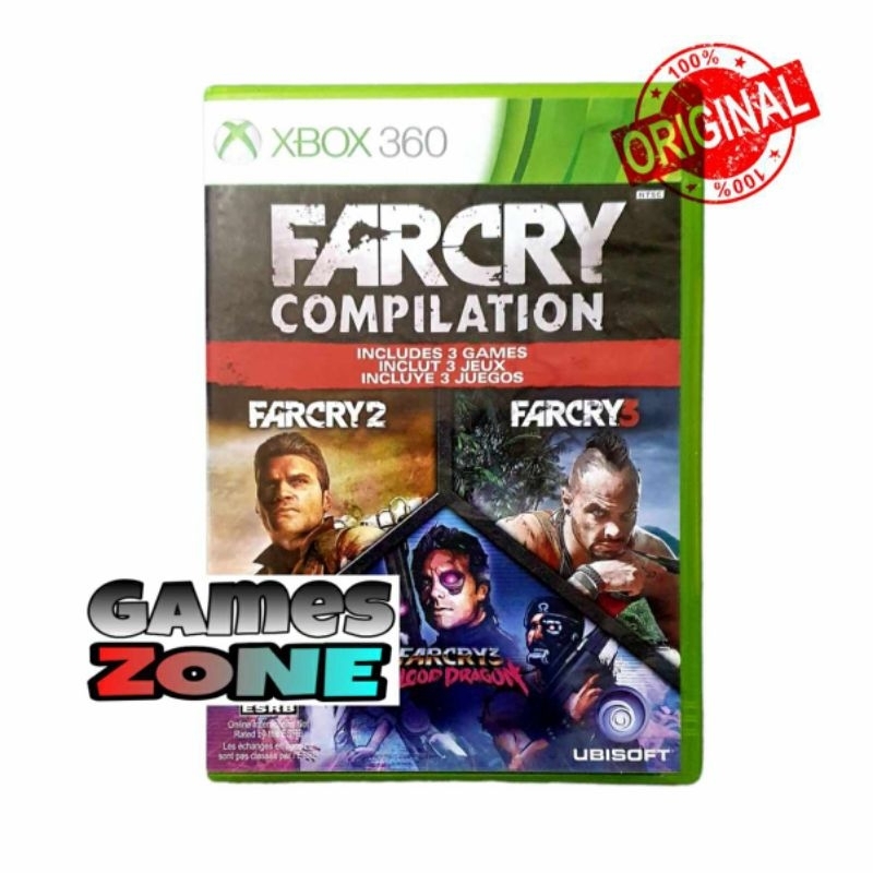 Xbox Game Farcry Compilation With Freebie Shopee Philippines