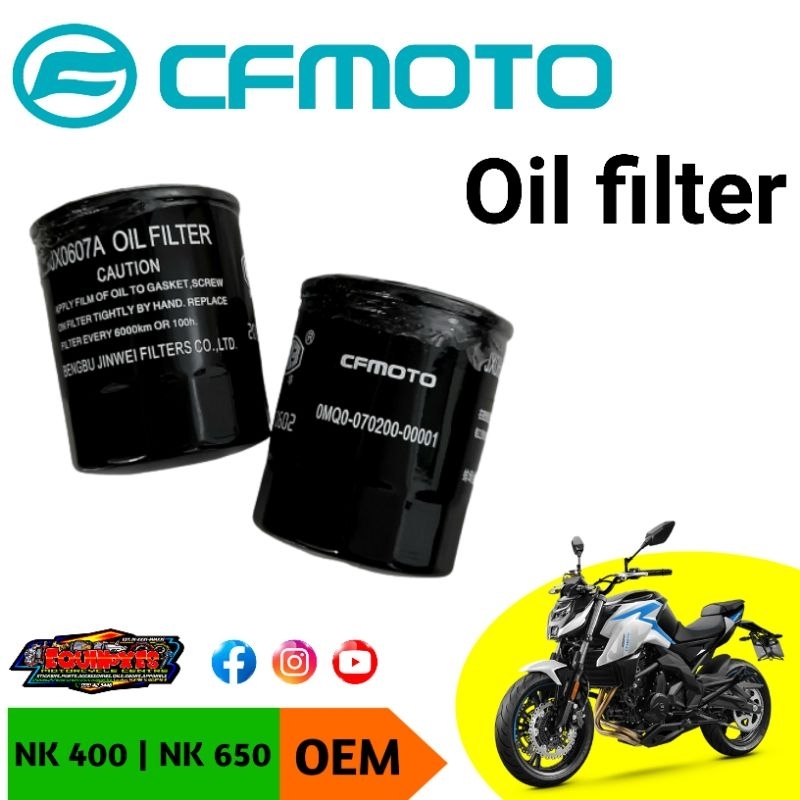 Nk Sr Oil Filter Oem Cf Moto Shopee Philippines