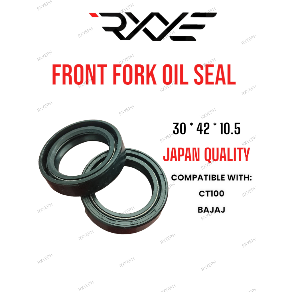 2pcs 30 42 10 5 Front Fork Oil Seal CT100 BAJAJ CB110 Shopee