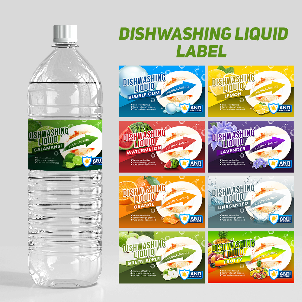 Sticker Label For Dishwashing Liquid Shopee Philippines