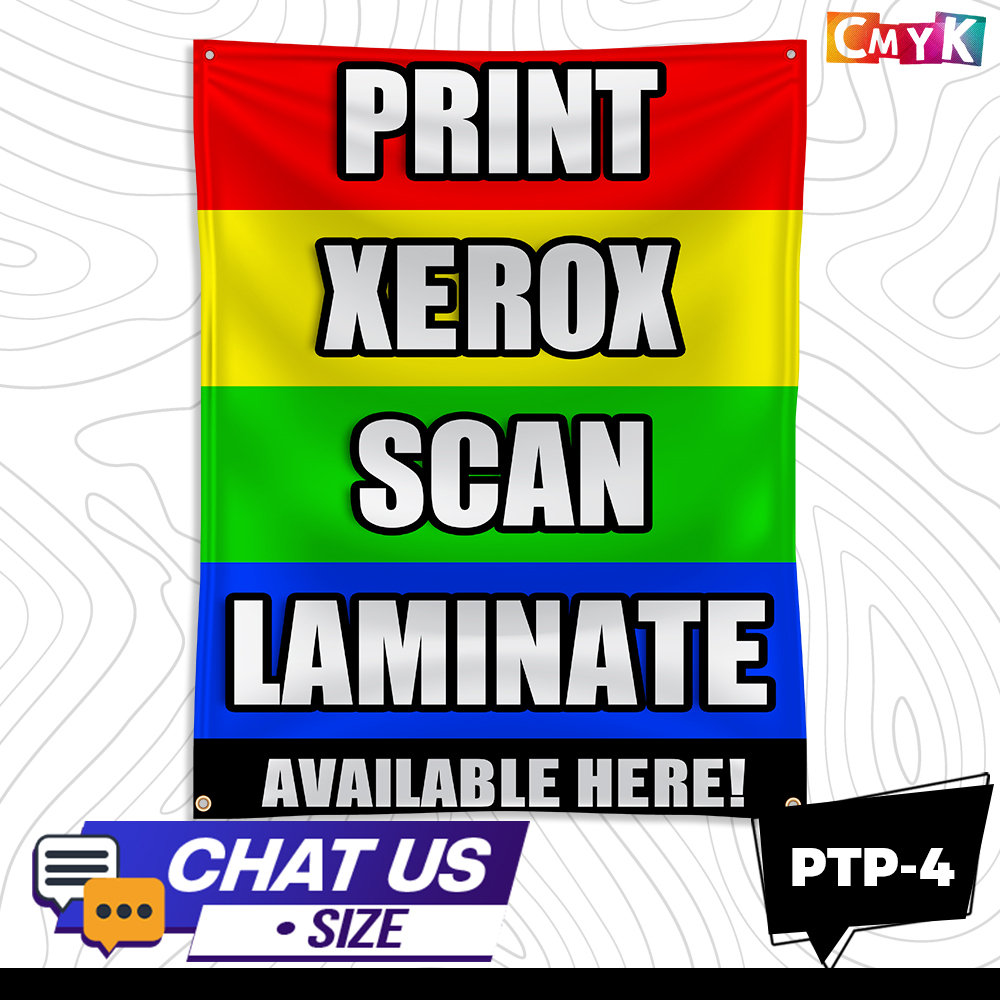 Cmyk Tarpaulin Print Xerox Scan Tarpaulin With Free Eyelet Shopee