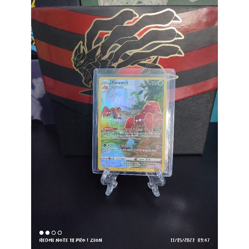 Pokemon TCG Lost Origin Parasect TG01 TG30 W Toploader Shopee