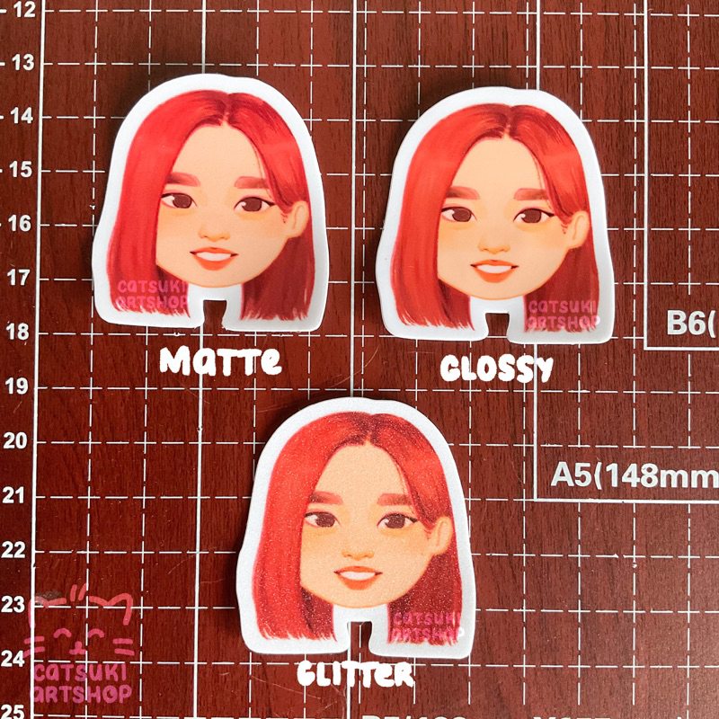 K Pop Blackpink Fanart Laminated Vinyl Stickers Waterproof Shopee