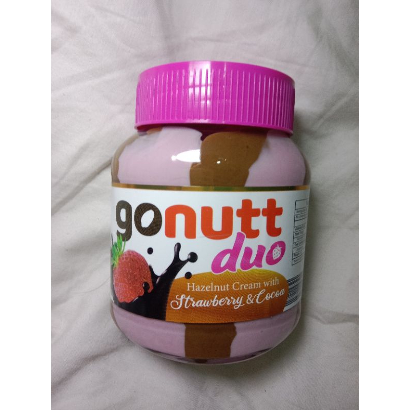 Gonutt Duo Hazelnut Cream With Strawberry And Cocoa G Shopee