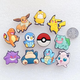 New Jibbitz For Crocs Cartoon Pok Mon Crocs Charms Pin Pikachu Boy Diy