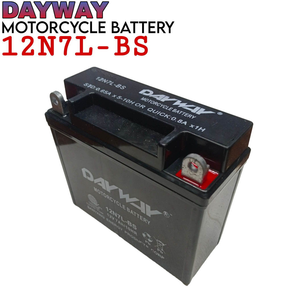 Original Dayway Battery N L Bs Motorcycle Battery Shopee Philippines