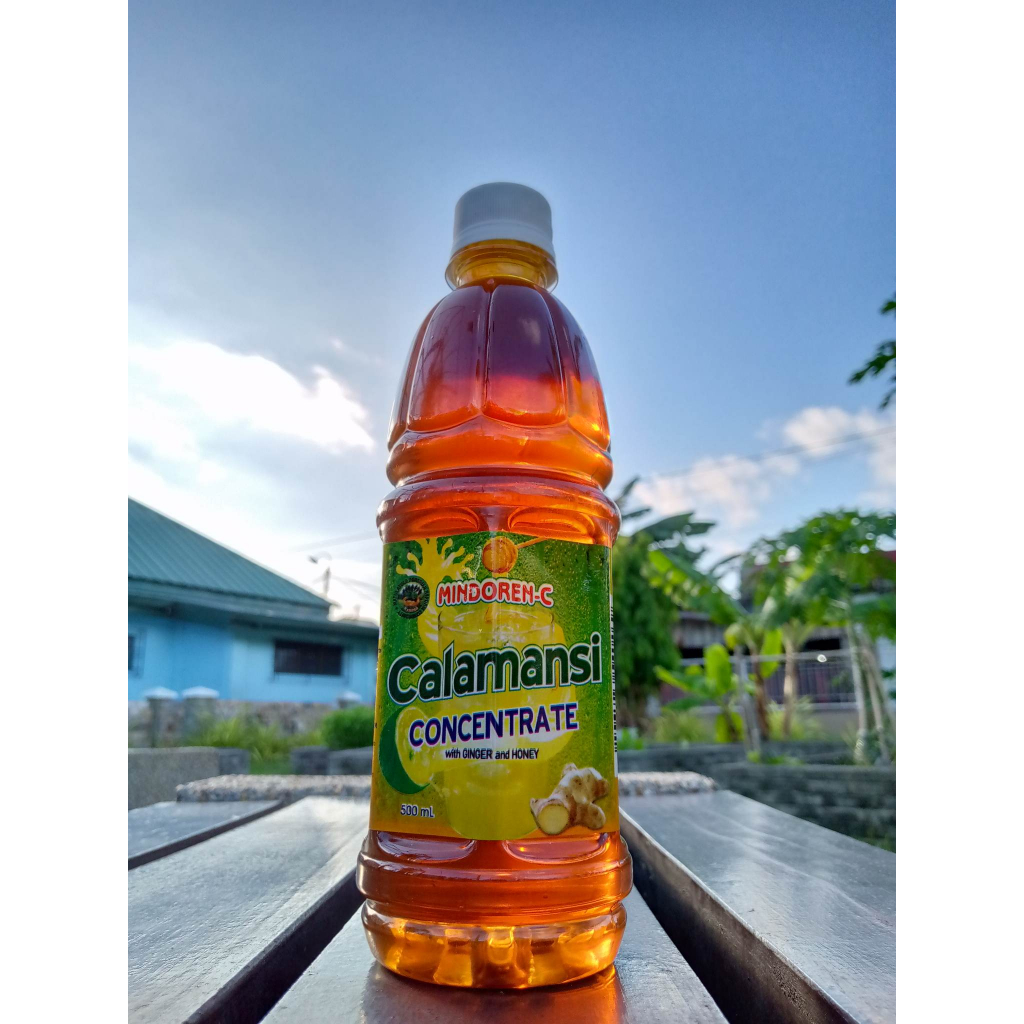 Mindoren C Calamansi Concentrate With Honey Ginger All Natural Juice