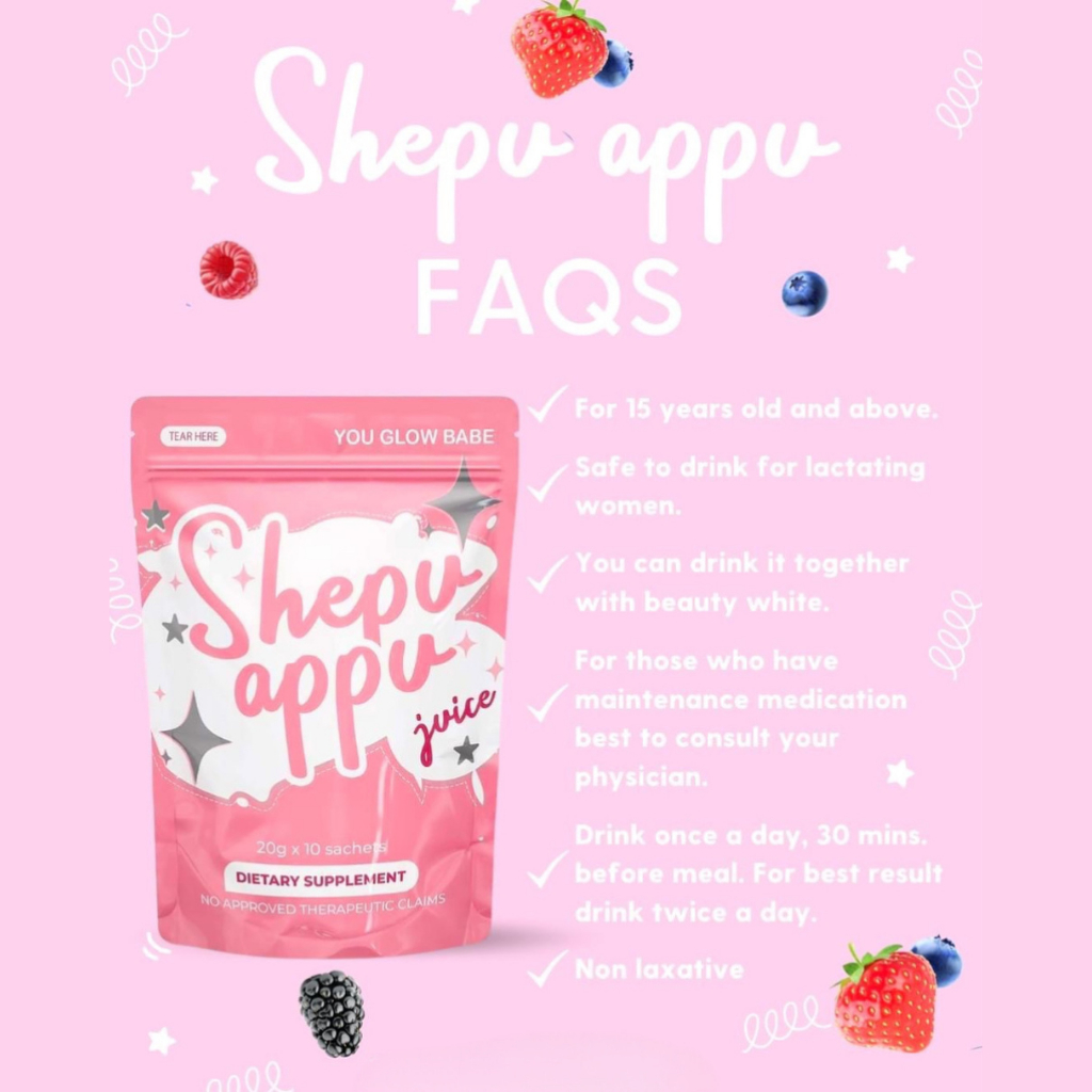 You Glow Babe Shepu Appu Juice Shape Up Drink Shopee Philippines