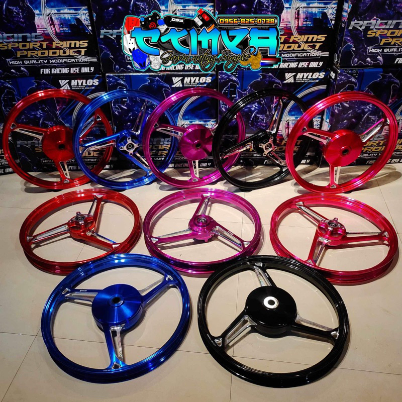 HYLOS MAGS 17s 3 5 SPOKES For Mio Sporty Soulty Fino Mio 4 Mio Soul